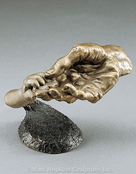 What the Future Holds Small Mark Hopkins Sculpture -Limited Edition Bronze- Made in USA