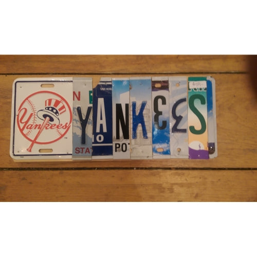 Custom License Plate - Yankees (Logo)