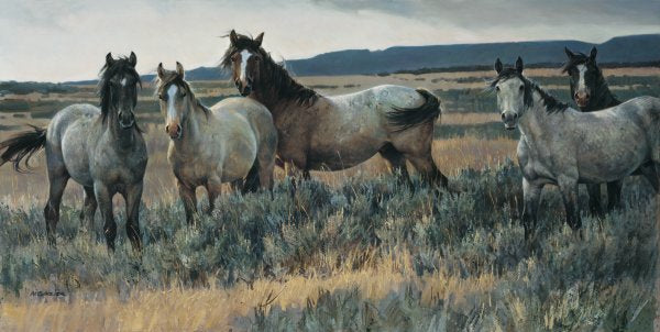 "Amazing Grays II" Nancy Glazier - Giclee on canvas  20 x 40 S/N 195