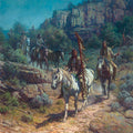"Comanche Moon" Martin Grelle - Giclee on canvas  30 x 30 S/N 150
