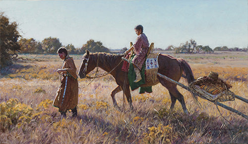 "Morning Move" Martin Grelle - Giclee on canvas  24 x 42 S/N 150