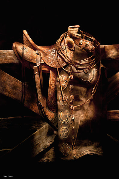 "Ranch Gear"– Robert Dawson - Giclée on Canvas 36 x 24 Signed