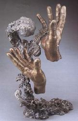 Creation Mark Hopkins Bronze Sculpture, Steamboat
