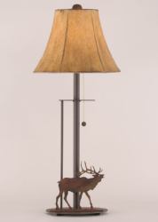 Metal Elk Lamp