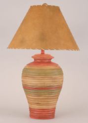 Colored Vase Lamp