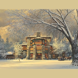 Christmas Eve at the Ahwahnee by William S. Phillips