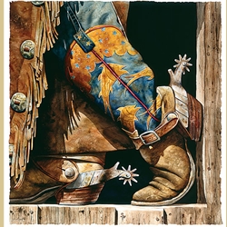 Cowboy Fishin' Boots by Nelson Boren