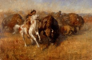 Buffalo Hunt by Andy Thomas