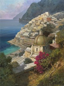 View in Positano by Giovanni DiGuida