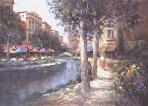 Canal Cafes by L. Gordon