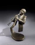 Jazz Clarinet Mark Hopkins Sculpture Bronze Limite