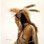 Pow-Wow Singer by James Bama