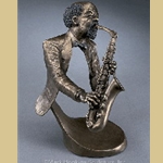 Jazz Sax II by Mark Hopkins