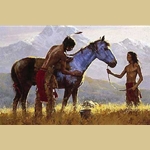 Horse of a Different Color by Howard Terpning