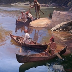 The Agile Bark Canoe by John Buxton