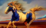 Carousel Horses I by Nancy Glazier