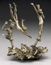 Last One In Mark Hopkins Bronze Sculpture Colorado