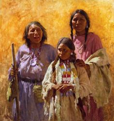 Three Generations by Howard Terpning