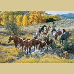 Crossing the Creek by Tim Cox