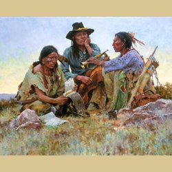 Found on the Field of Battle by Howard Terpning