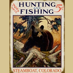 Old Magazine Cover - Bear Sign