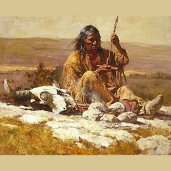 Seeking Wisdom Through the Pipe by Howard Terpning