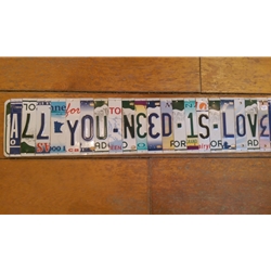 License Plate Artwork, Steamboat Springs, Colorado, Art Gallery Downtown Steamboat, Mountain Traditions