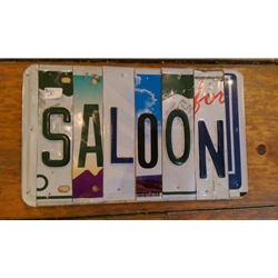 License Plate Artwork, Steamboat Springs, Colorado, Art Gallery Downtown Steamboat, Mountain Traditions