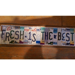 License Plate Artwork, Steamboat Springs, Colorado, Art Gallery Downtown Steamboat, Mountain Traditions
