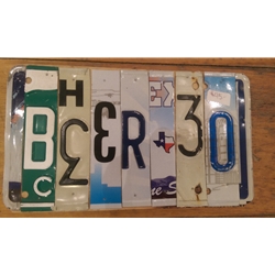 Beer 30 - License Plate