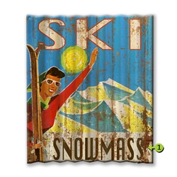 Waving Skier
